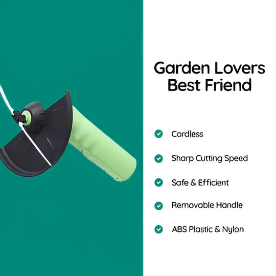 Weed Trimmer with Cordless Design and Adjustable Length
