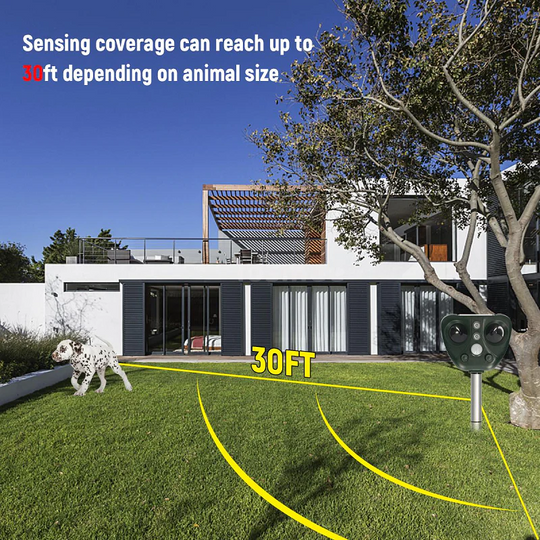 Bird Repeller with Ultrasonic Technology and Solar Power