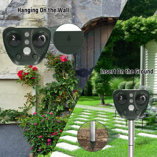Bird Repeller with Ultrasonic Technology and Solar Power