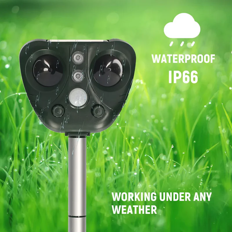 Bird Repeller with Ultrasonic Technology and Solar Power