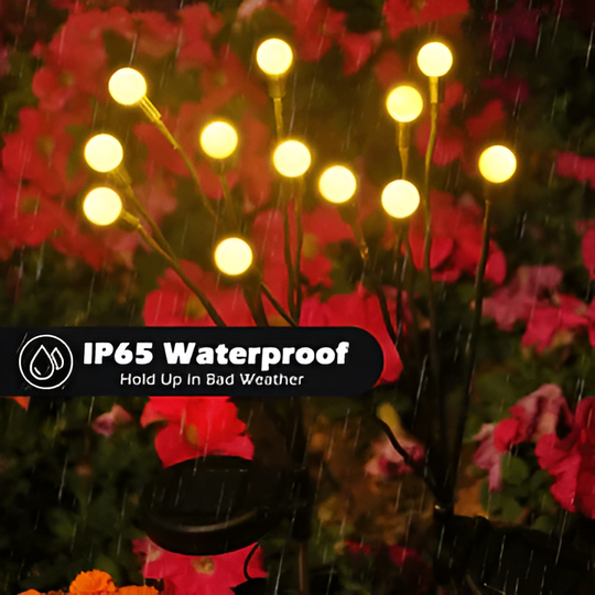 Garden Lights with Solar Power and Decorative Design