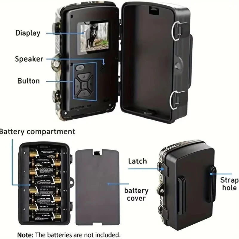 Wildlife Camera with Night Vision and Motion Detection