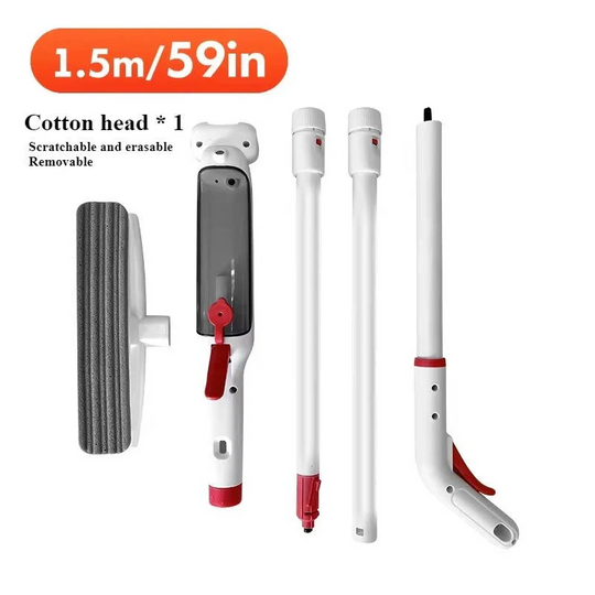 Window Cleaner with Long Handle and Telescopic Reach