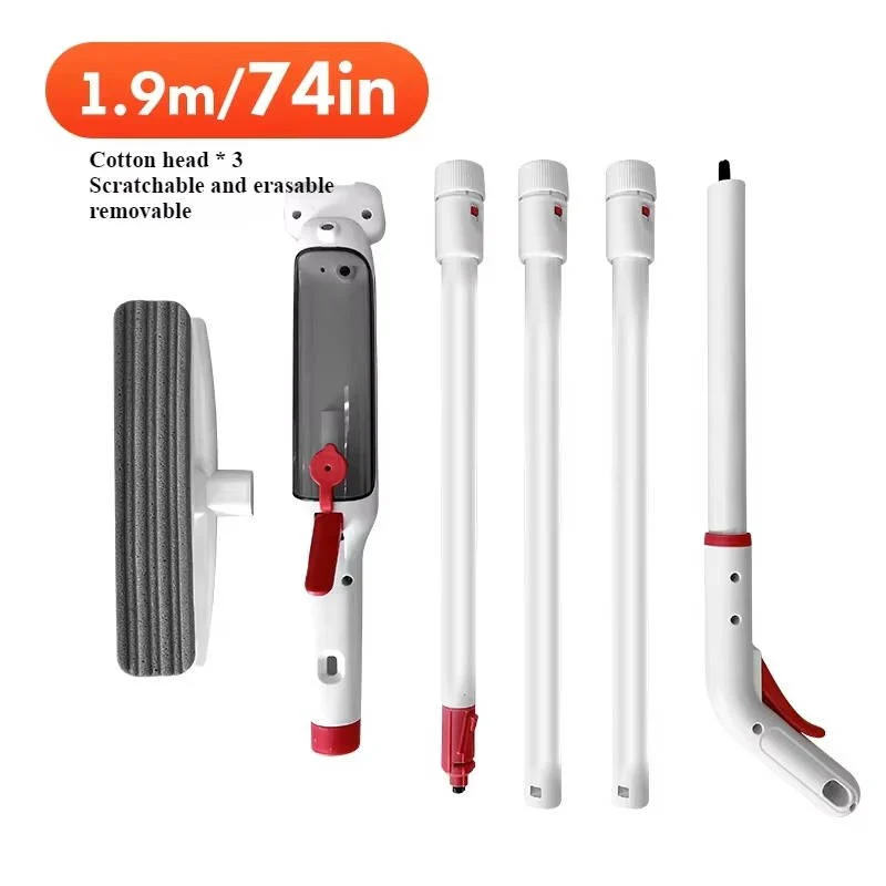 Window Cleaner with Long Handle and Telescopic Reach