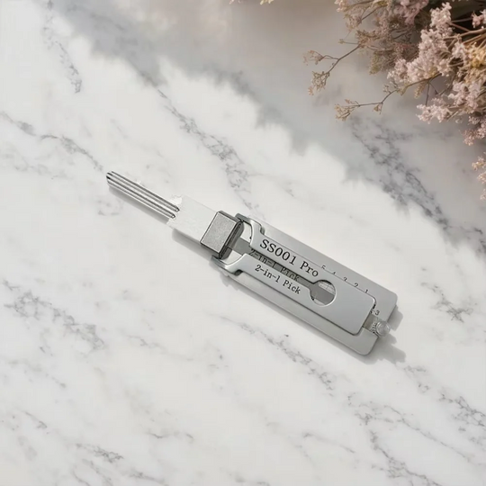 Locksmith Tool with Lock Decoding and Picking Features