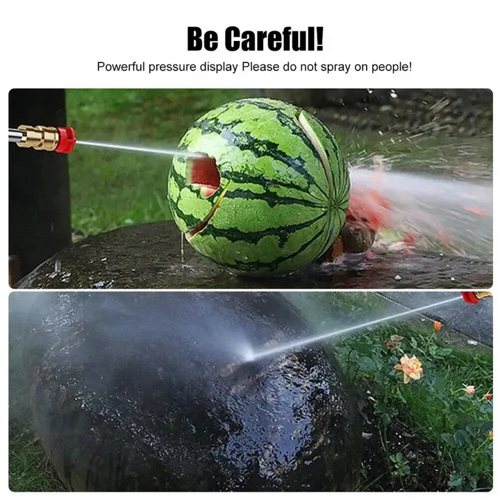 Cordless Pressure Washer with High Power and 2 Batteries