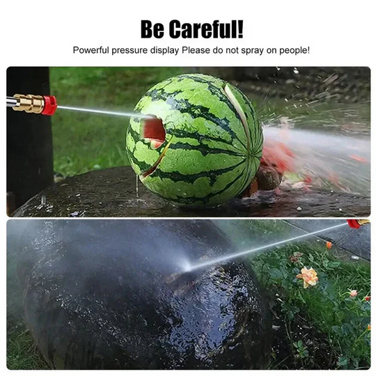 Cordless Pressure Washer with High Power and 2 Batteries