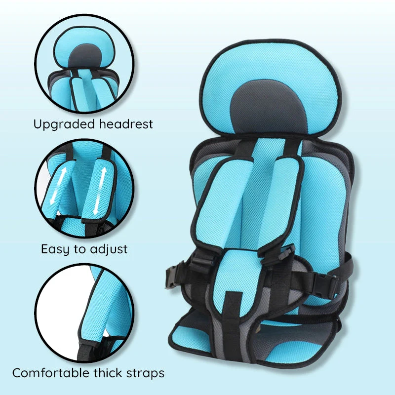 Car Seat Cushion with Child Safety Support and Comfort