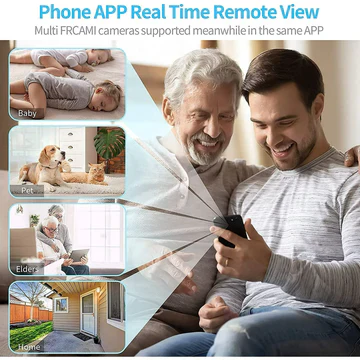 Wireless Camera with Live Feed and Audio