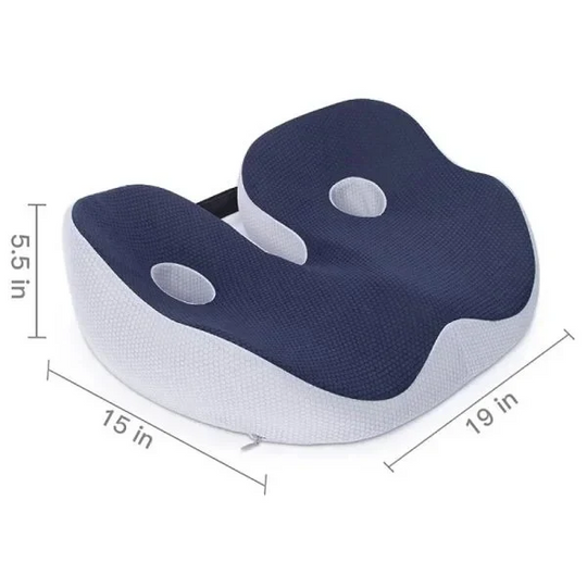Cushion with Adjustable Memory Foam and Sit Bone Support