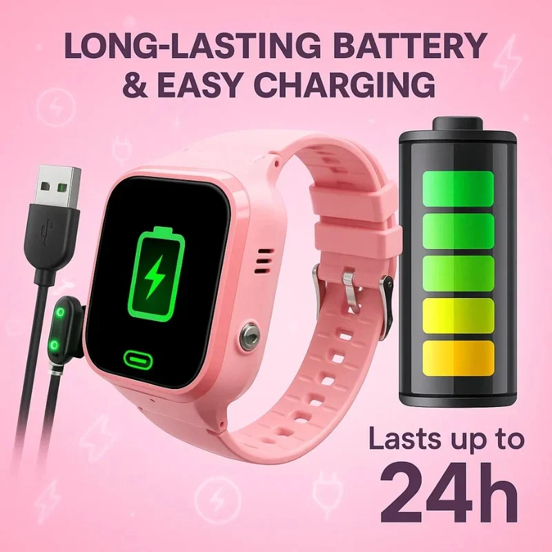 Kids Smart Watch with GPS Tracking and Safety Alerts