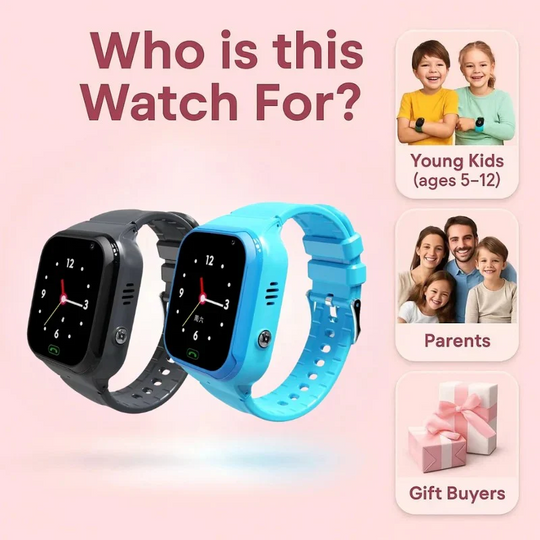 Kids Smart Watch with GPS Tracking and Safety Alerts