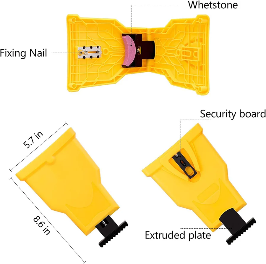 Chainsaw Sharpener with Precision Grinding and Easy Use