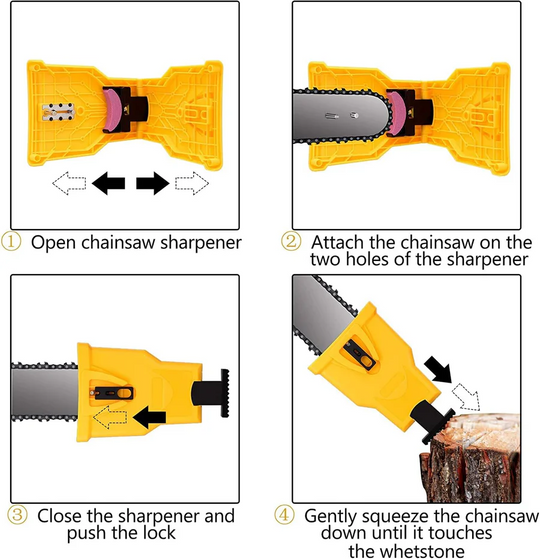 Chainsaw Sharpener with Precision Grinding and Easy Use