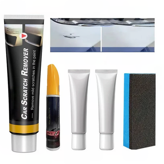 Car Scratch Repair Kit with Deep Scratch Remover and Clear Coat