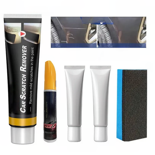 Car Scratch Repair Kit with Deep Scratch Remover and Clear Coat