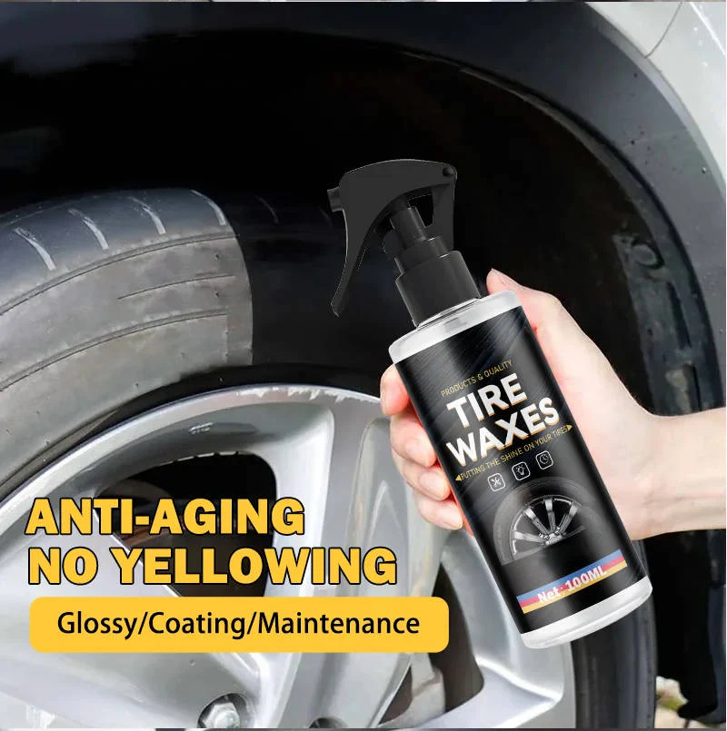 Tire Shine Spray with High Gloss Finish and UV Protection