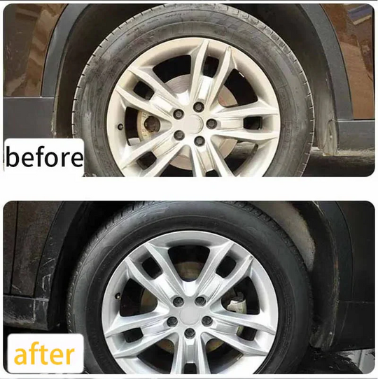 Tire Shine Spray with High Gloss Finish and UV Protection