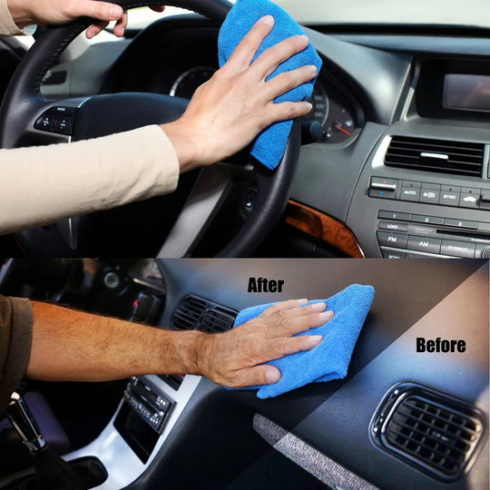 Car Interior Cleaning Kit with Upholstery Brush and Stain Remover