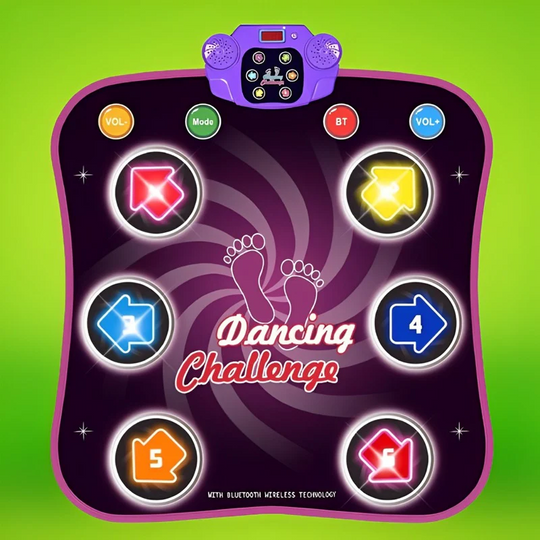 Dance Mat with Interactive Levels and Fun Challenges