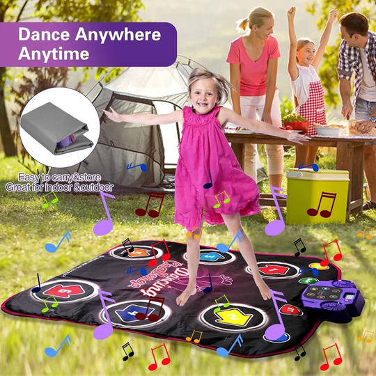 Dance Mat with Interactive Levels and Fun Challenges