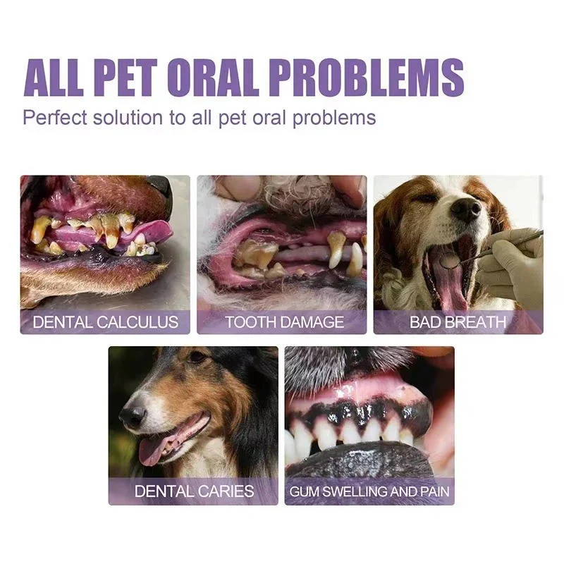 Dog Oral Care Gel with Repair Formula and Soothing Properties