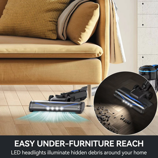 Cordless Vacuum Cleaner with Powerful Suction and Lightweight Design