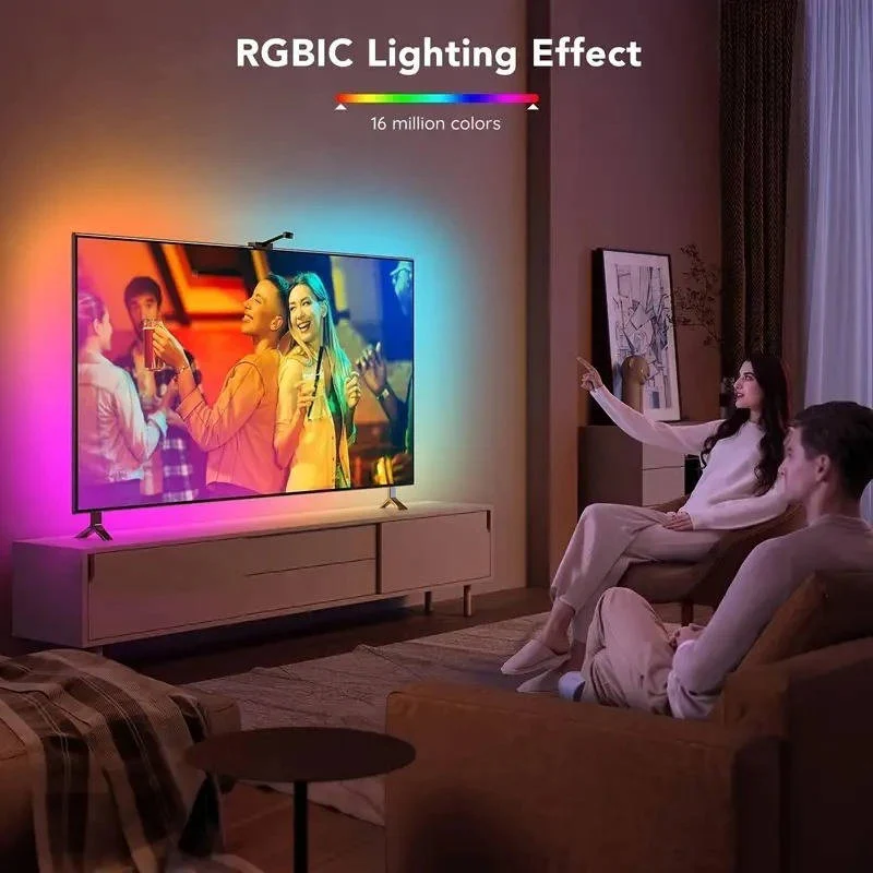 LED TV Backlight with Remote Control and Color Options