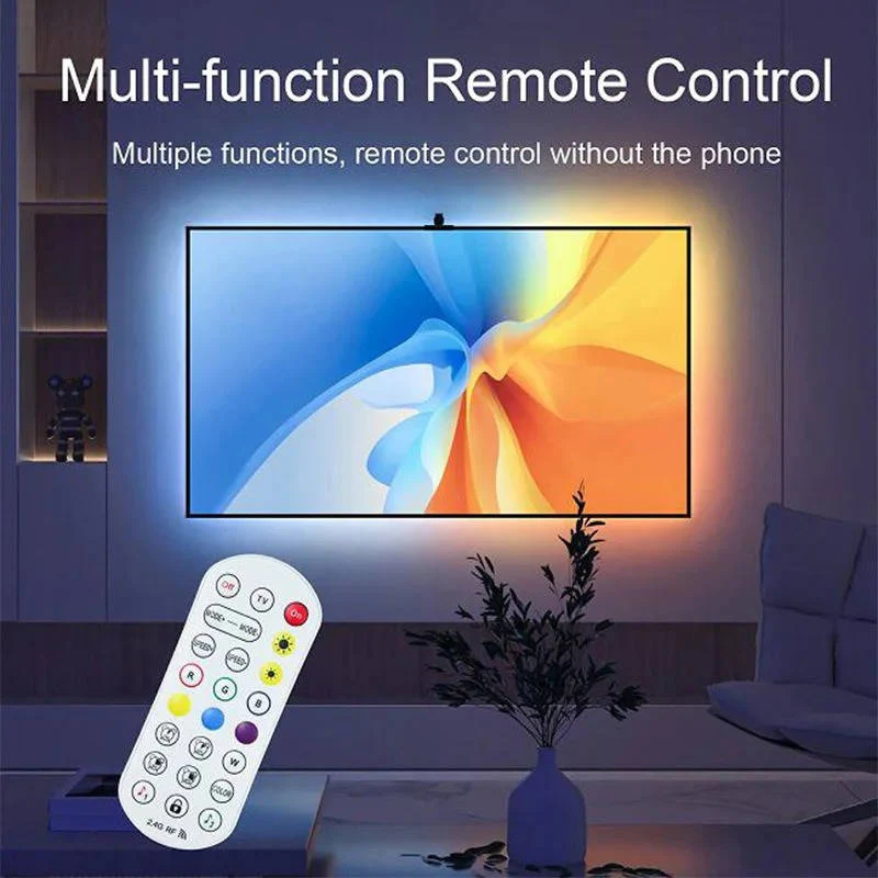 LED TV Backlight with Remote Control and Color Options