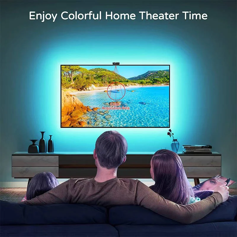 LED TV Backlight with Remote Control and Color Options