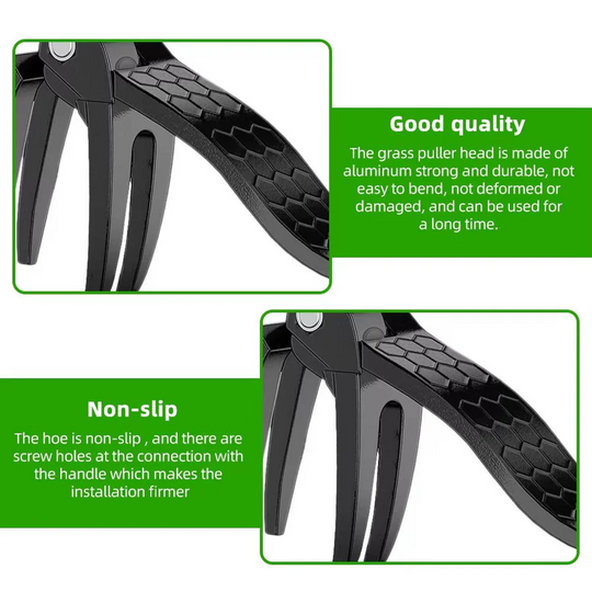 Weed Puller Tool with Long Handle and Ergonomic Grip