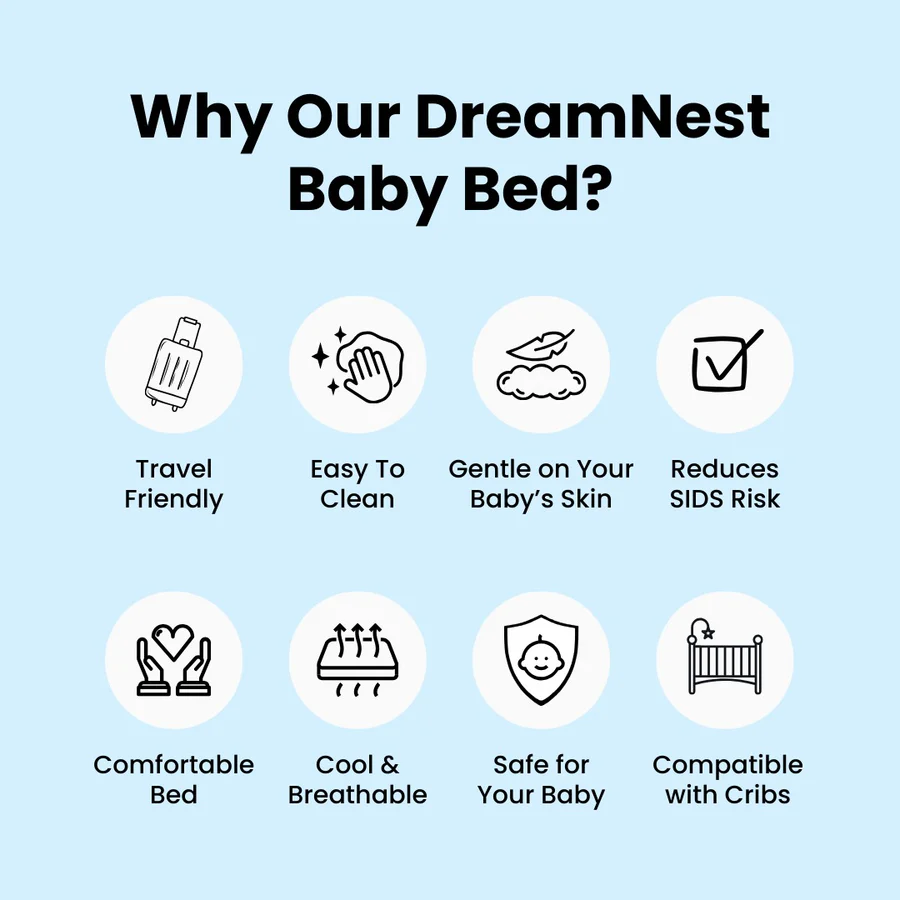 Infant Pillow with Anti-Spit-Up Design and Supportive Comfort