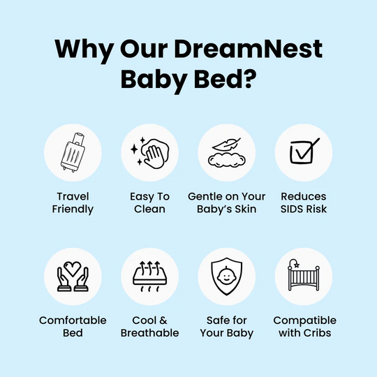 Infant Pillow with Anti-Spit-Up Design and Supportive Comfort