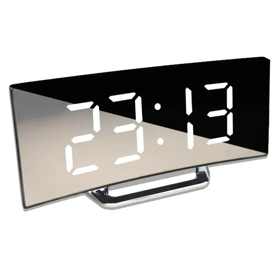 Digital Clock with Modern Design and LED Display