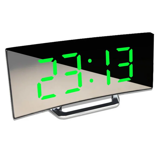 Digital Clock with Modern Design and LED Display