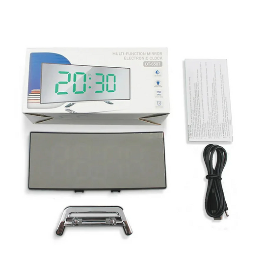 Digital Clock with Modern Design and LED Display