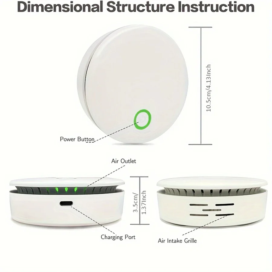 Air Purifier with Negative Ion and Ozone Technology