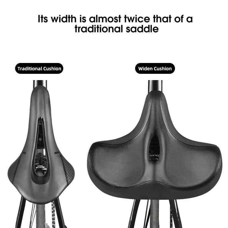 Bike Saddle with Memory Foam and Ventilation