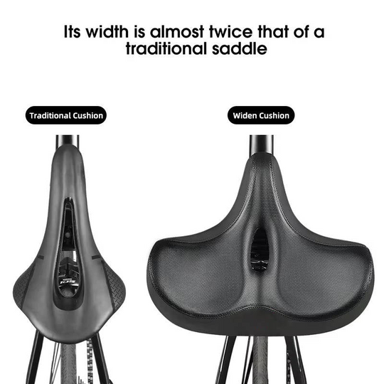 Bike Saddle with Memory Foam and Ventilation