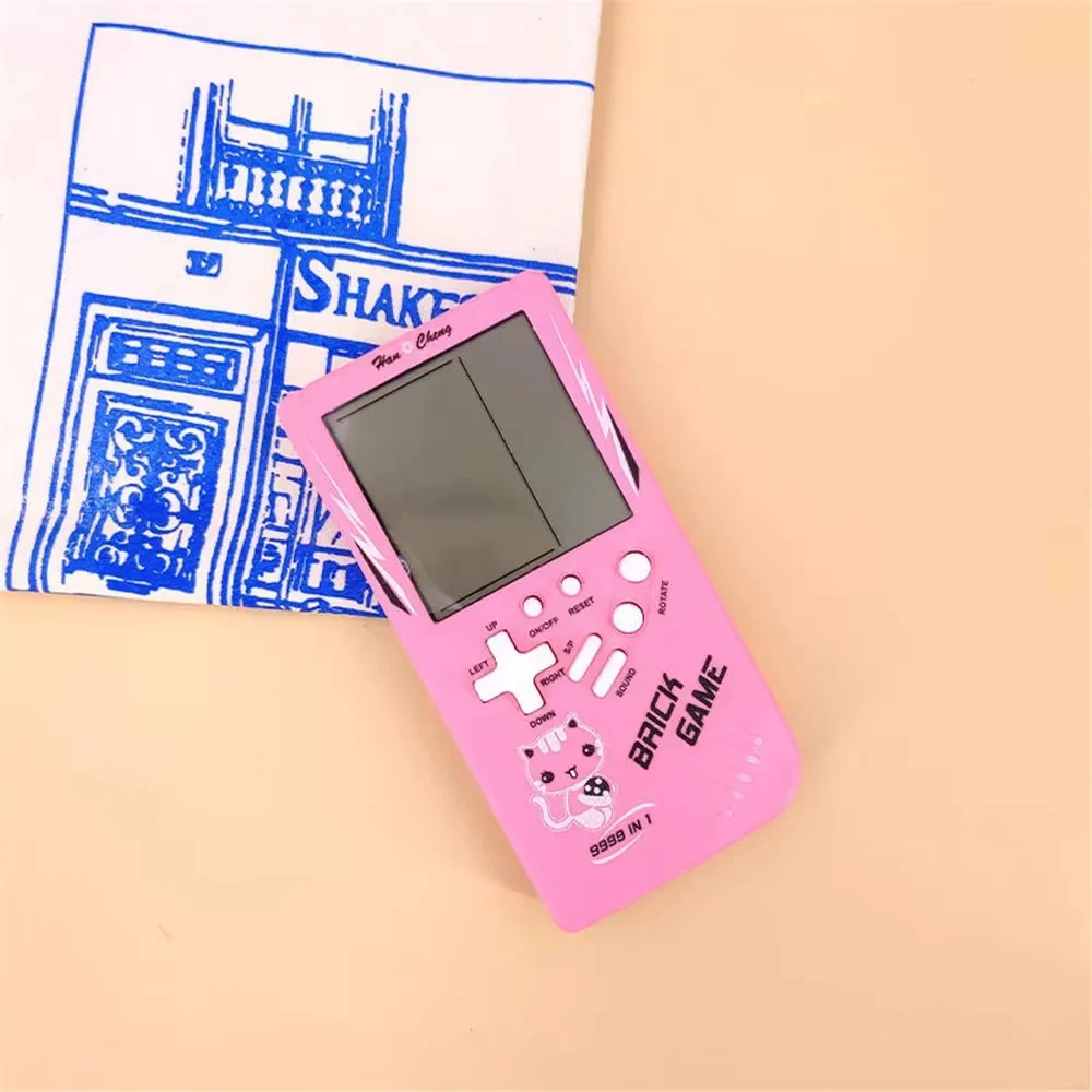 Classic Game Console with Portable Design and Kid-Friendly Games