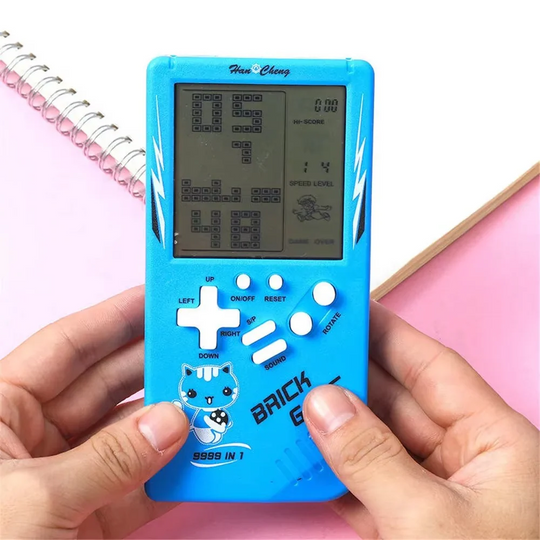 Classic Game Console with Portable Design and Kid-Friendly Games