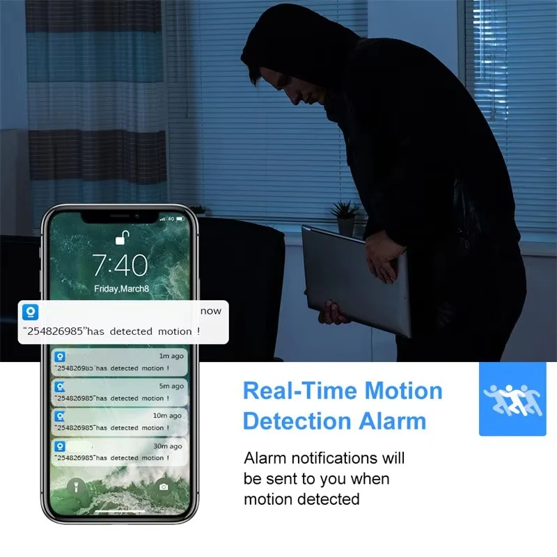 Wireless Security Camera with 1080P HD and Night Vision