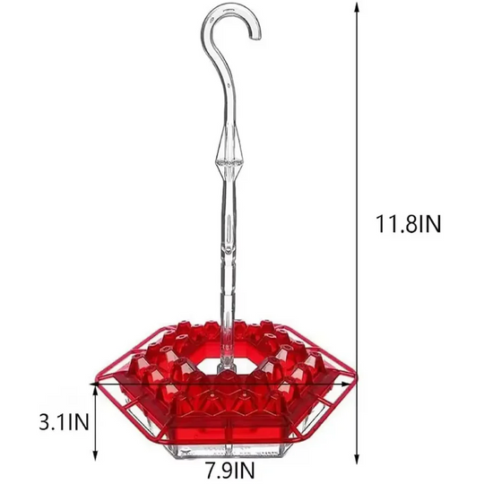 Hummingbird Feeder with Leak Proof Design and Ant Guard