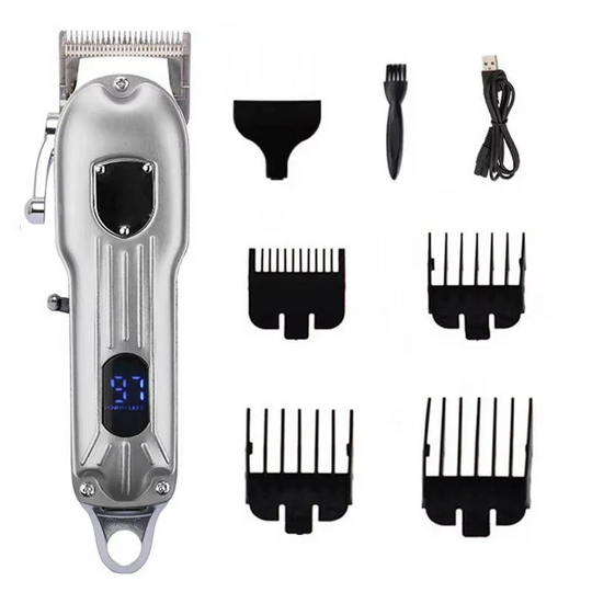 Dog Hair Clipper with Metal Blade and Rechargeable Battery