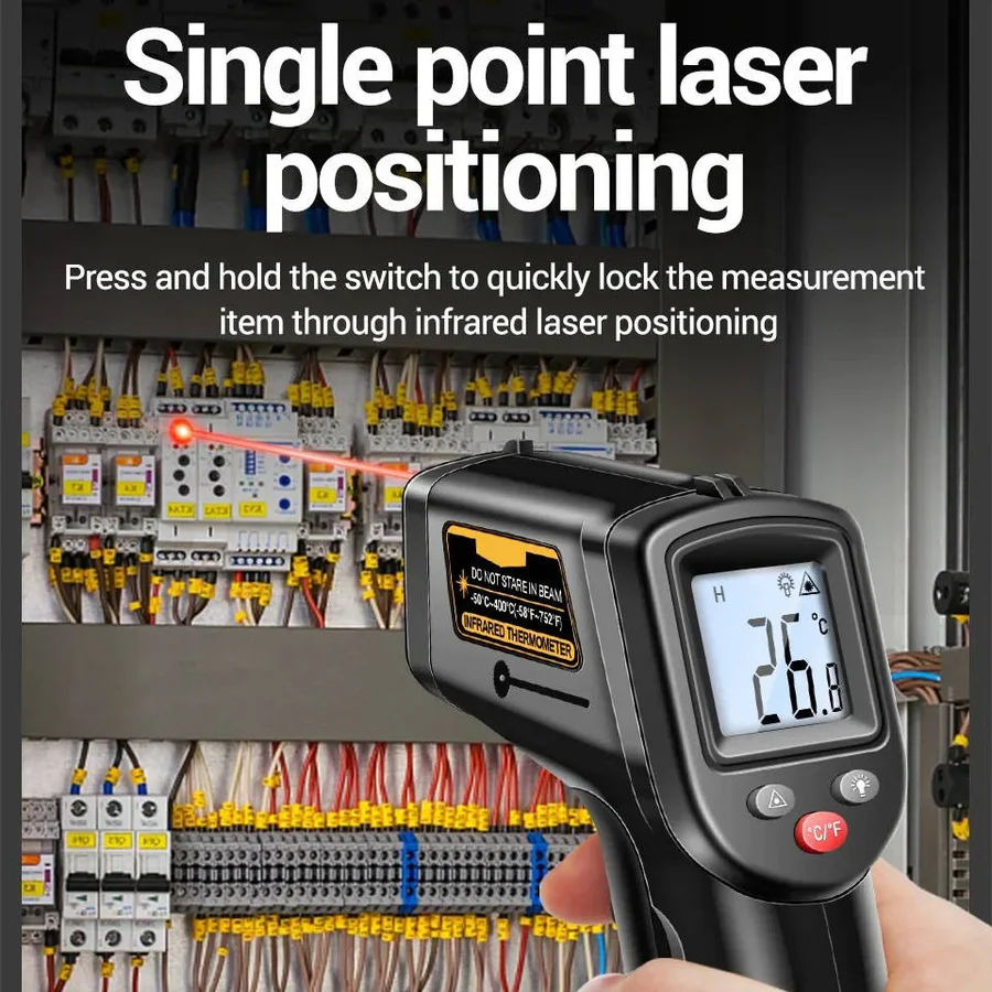 Infrared Thermometer with Contact-Free Measurement and Fast Response