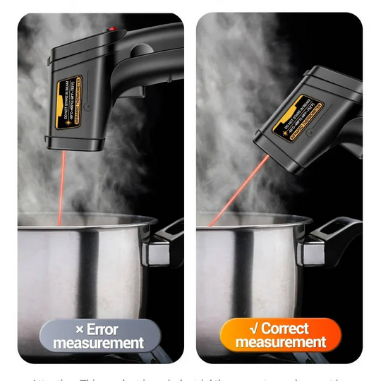Infrared Thermometer with Contact-Free Measurement and Fast Response