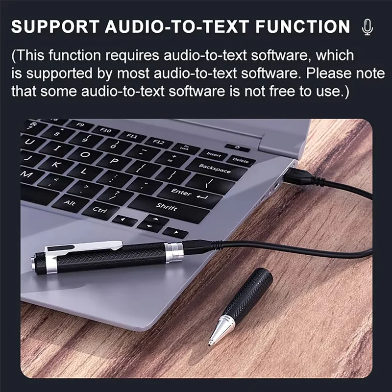 Voice Recorder with Clear WAV Audio and MP3 Playback