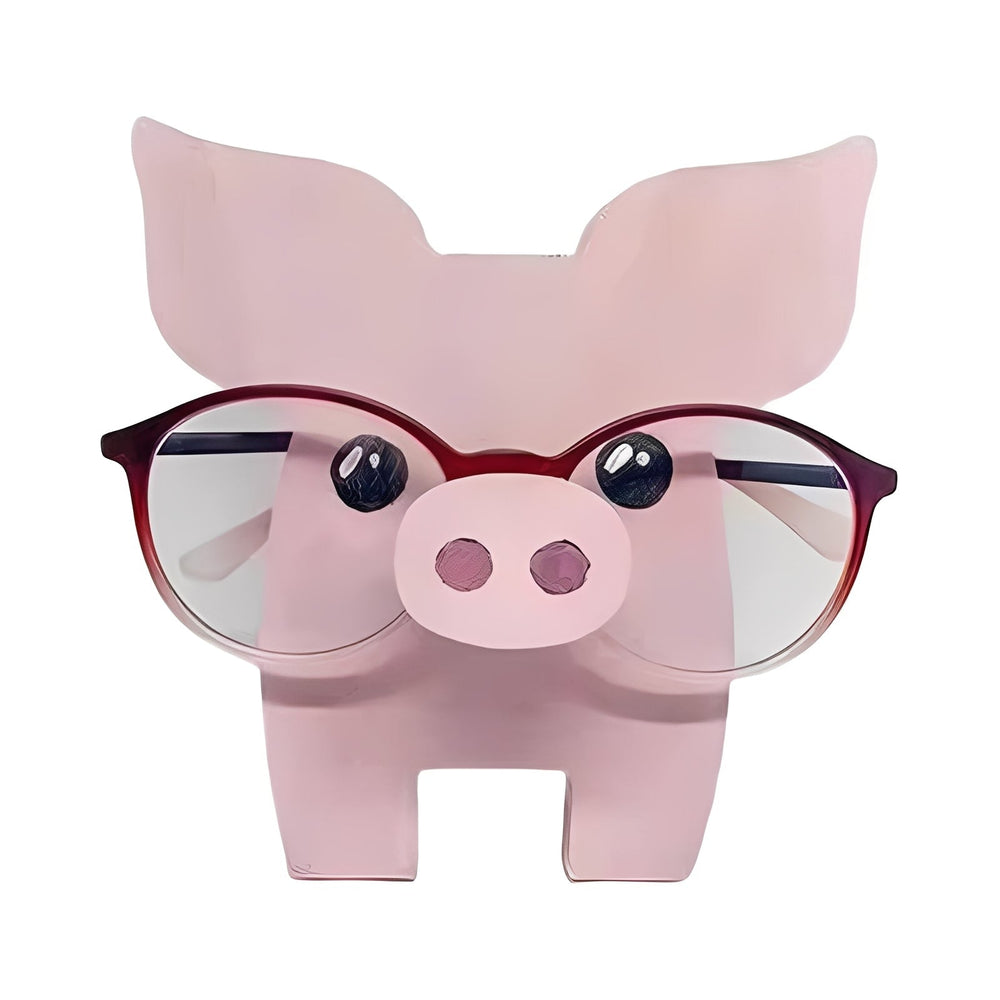 Eyewear Organizer with Wooden Design and Animal Theme