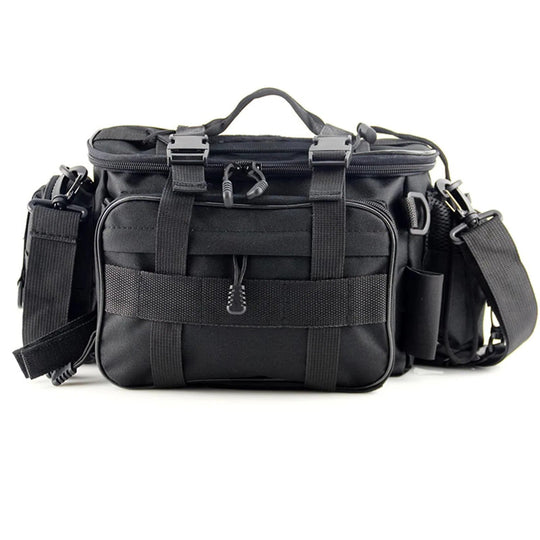 Fishing Bag with Multiple Compartments and Shoulder Strap