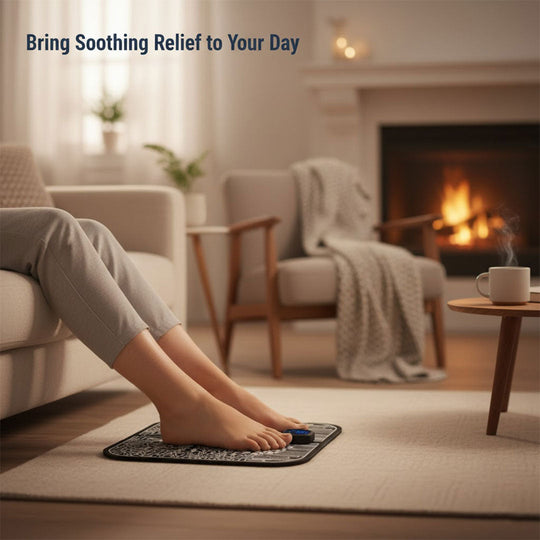 Foot Massager with Rechargeable Battery and Heat Function